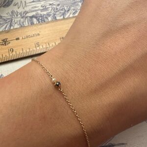 CATBIRD 2018 LIMITED BLACK FRIDAY BLACK DIAMOND PEARL DEWDROP BRACELET
